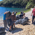 Članovi DSM Kvarner i prijatelji očistili plažu u uvali Remac