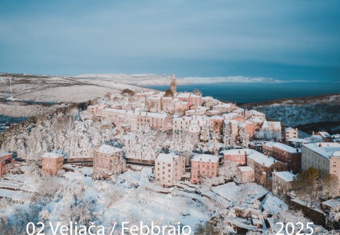 Motiv s kalendara kojega poklanja Grad Labin