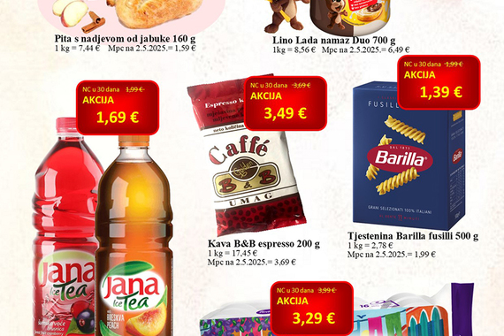 Vikend ponuda u prodavaonicama Jedinstva