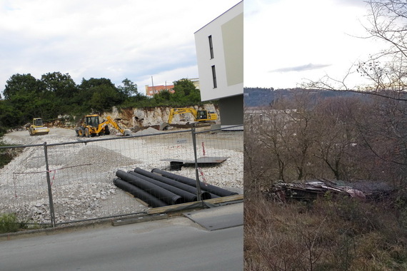Gradi se cesta za urbane vile, u susjedstvu koze, brvnare i budući 'socijalni' stanovi