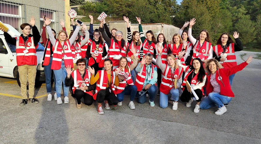 Labinska ekipa Crvenog križa (foto: Facebook Crveni križ Labin)