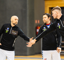 Tmur Dibirov, Ivan Čupić i Niko Franković (RK Zagreb)