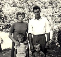 Marija i Mario sa sinovima 1967. godine 